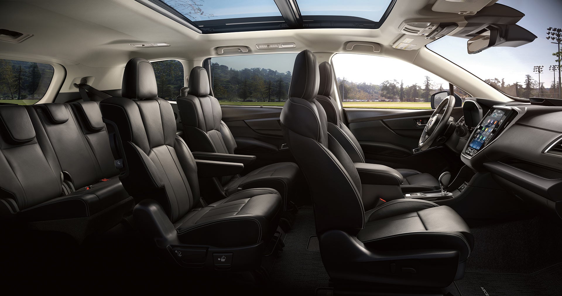 2026 Subaru Ascent Limited 7-Passenger Shown in Slate Black Leather
