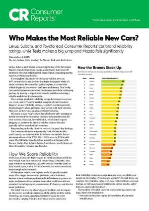 Who Makes the Most Reliable Cars | Subaru of Grand Blanc in Grand Blanc MI